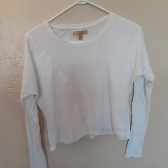 Zara Asymmetrical LS Cropped Top - Picture 1 of 5